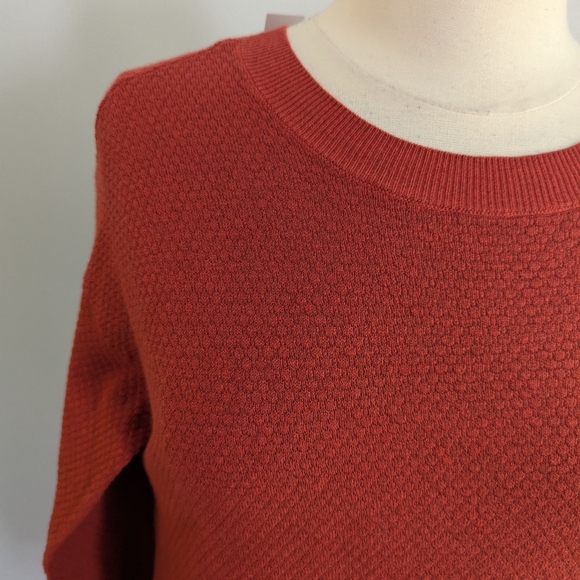 NEW Women's Loft Burnt Orange Sweater XS Oversized - Picture 5 of 6